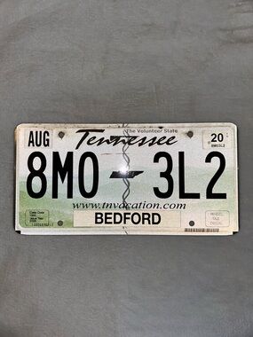 Tennessee- License Plate